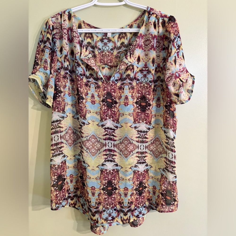 Daniel Rainn Patterned Blouse